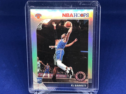 RJ BARRETT 2019-20 PANINI NBA HOOPS PREMIUM STOCK SILVER PRIZM RC # 201