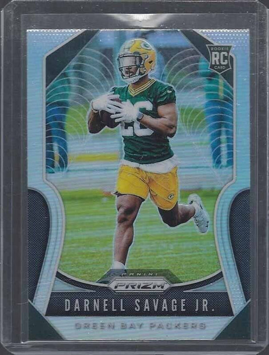 DARNELL SAVAGE JR 2019 PANINI PRIZM SILVER PRIZMS SP ROOKIE RC #383