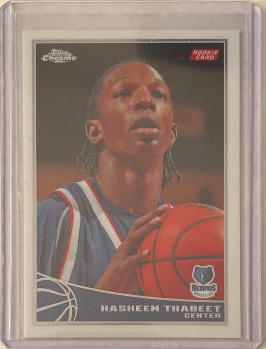 HASHEEM THABEET 2009-10 TOPPS CHROME ROOKIE RC #D /999