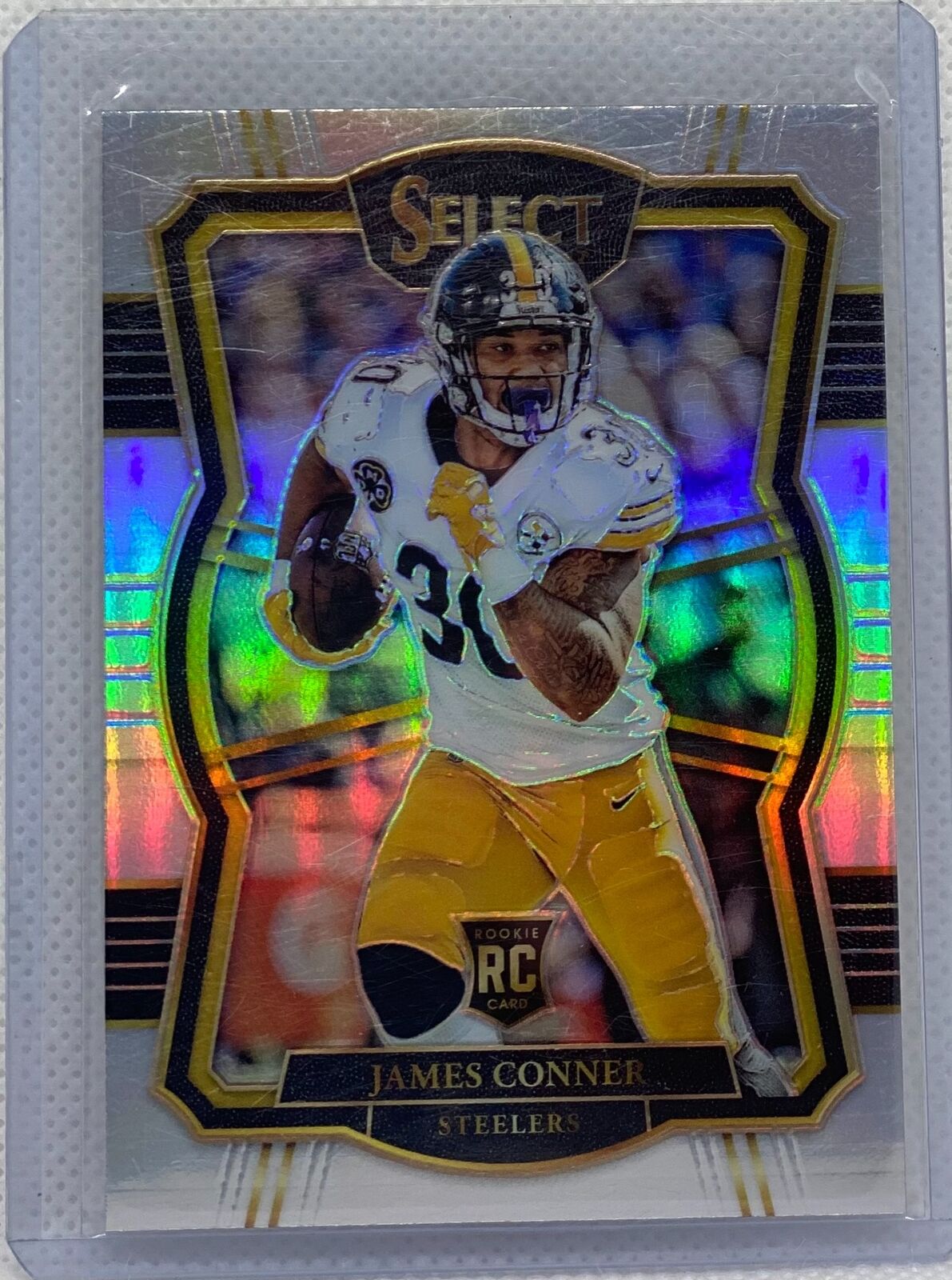 JAMES CONNOR 2017 PANINI SELECT SILVER PRIZM ROOKIE RC #196