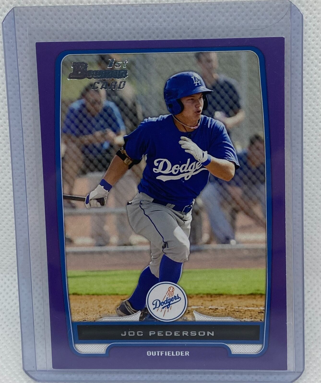 JOC PEDERSON 2012 TOPPS 1ST BOWMAN PROSPECT PURPLE #BP104