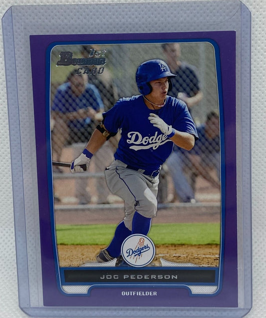JOC PEDERSON 2012 TOPPS 1ST BOWMAN PROSPECT PURPLE #BP104