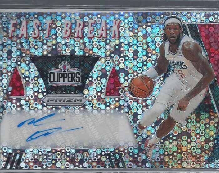 MONTREZL HARRELL 2019-20 PANINI PRIZM FAST BREAK SILVER PRIZMS AUTO