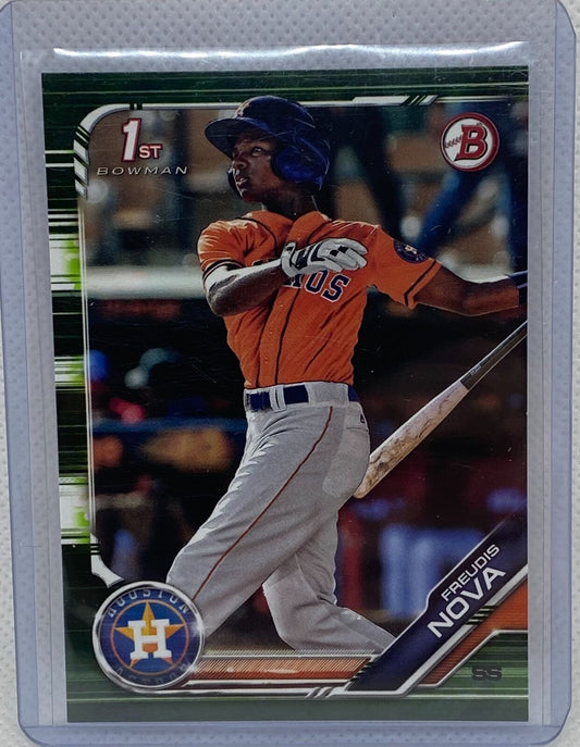 FREUDIS NOVA 2019 TOPPS 1ST BOWMAN PROSPECT CAMO #BP-21