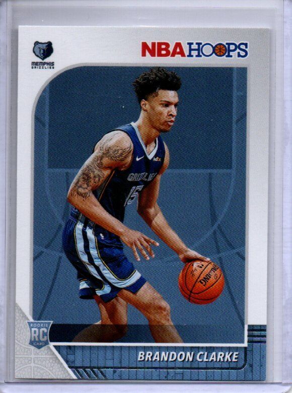BRANDON CLARKE 2019-20 PANINI NBA HOOPS TRUE ROOKIE RC #217