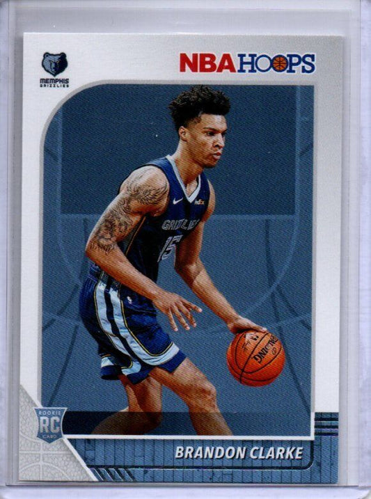 BRANDON CLARKE 2019-20 PANINI NBA HOOPS TRUE ROOKIE RC #217