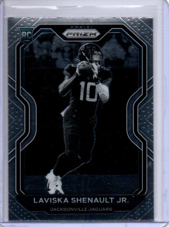 LAVISKA SHENAULT JR. 2020 PANINI PRIZM NEGATIVE PHOTO VARIATION BLACK WHITE RC