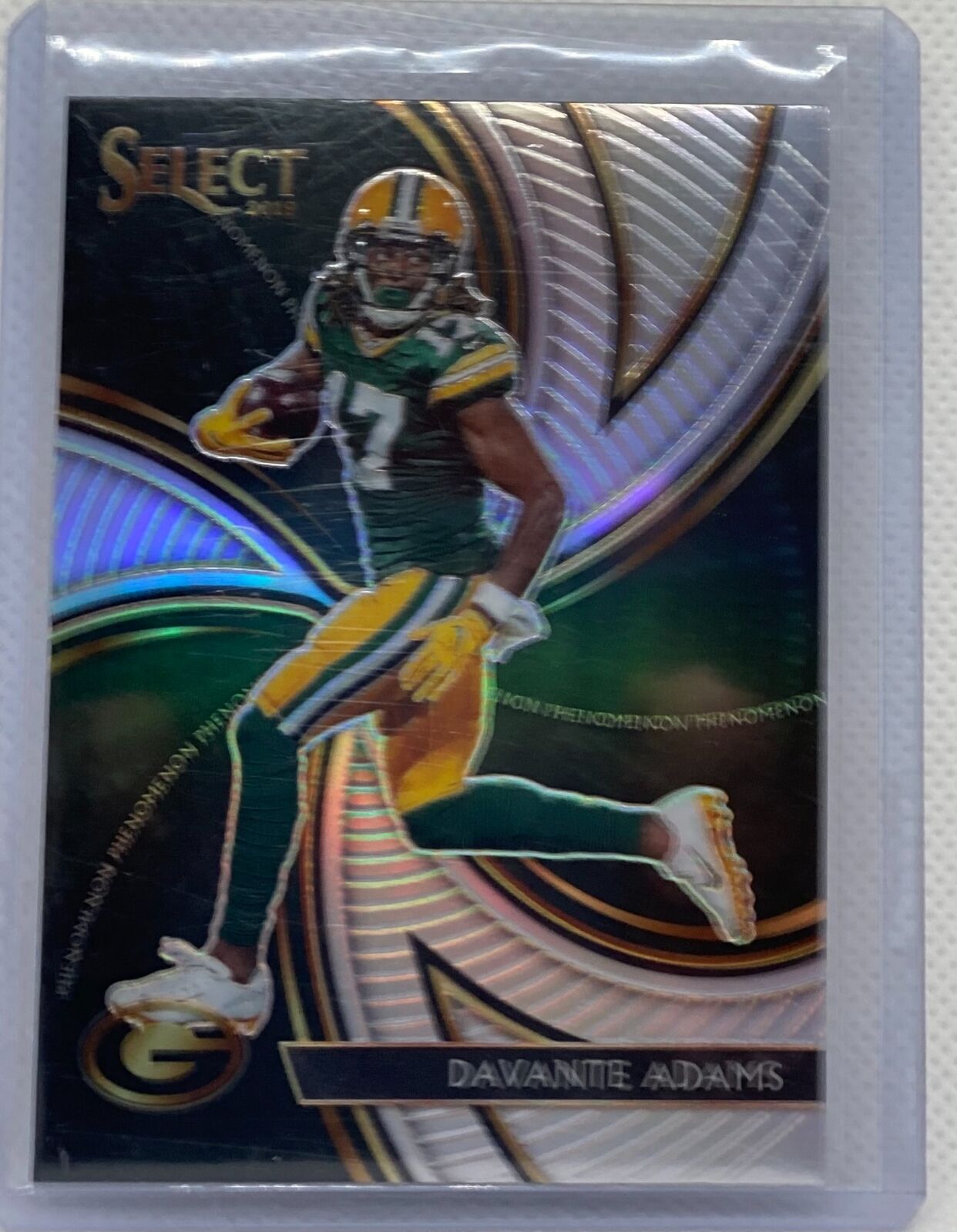 DAVANTE ADAMS 2019 PANINI SELECT PHENOMENON SILVER PRIZM #16
