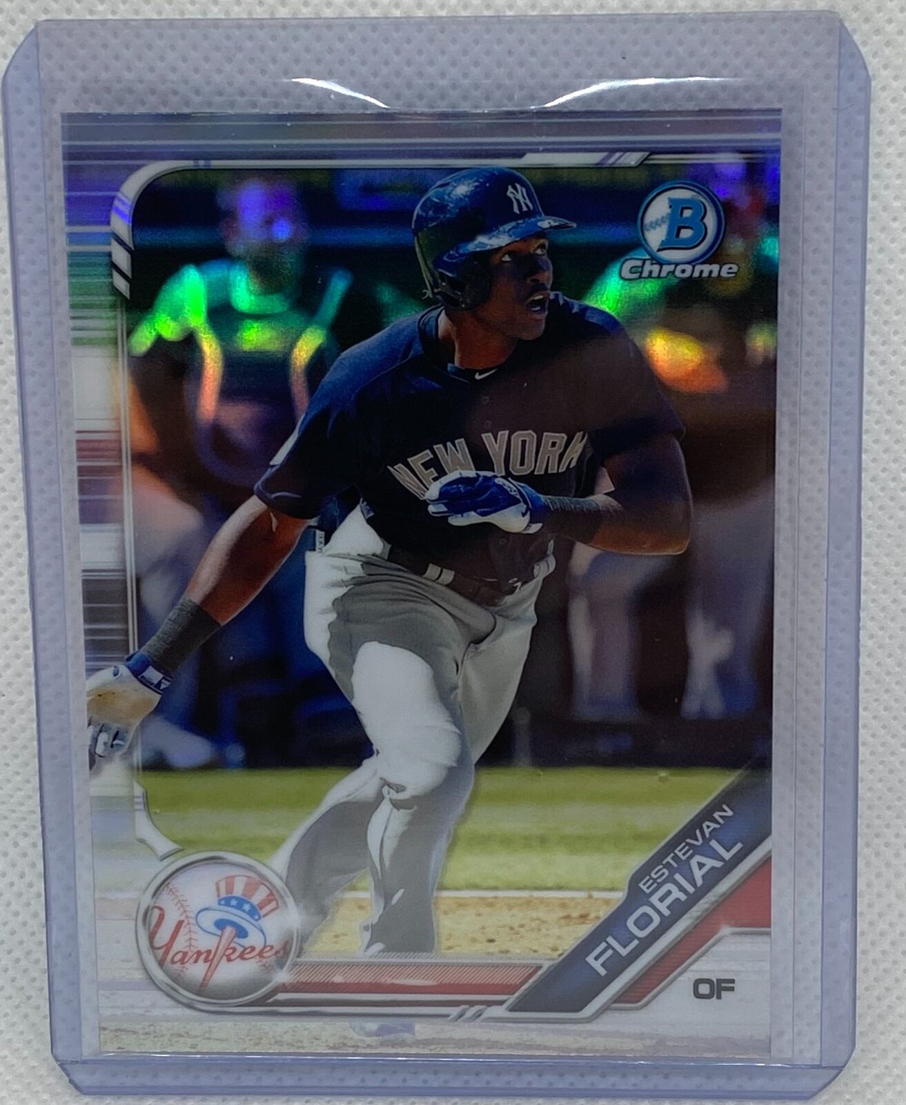 ESTEVAN FLORIAL 2019 TOPPS BOWMAN CHROME PROSPECT REFRACTOR #BDC-30