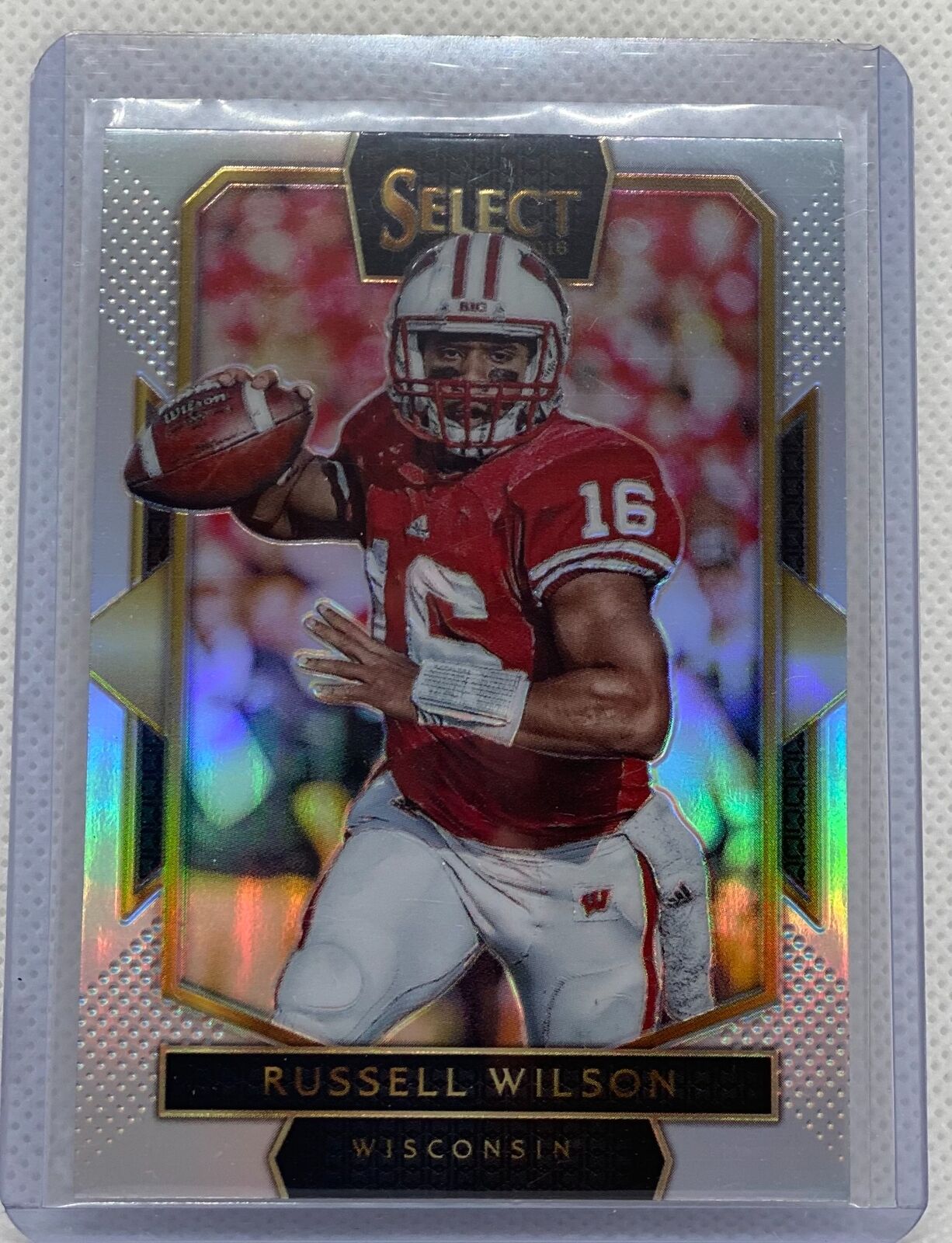 RUSSELL WILSON 2016 PANINI SELECT SILVER PRIZM #292