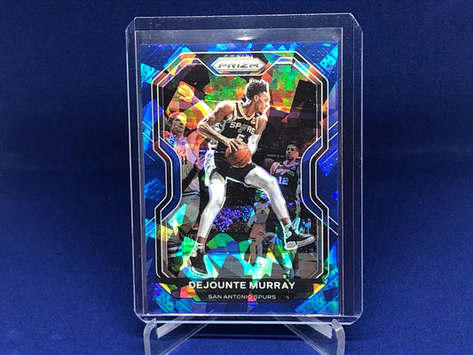 DEJOUNTE MURRAY 2020-21 PANINI PRIZM BLUE CRACKED ICE PRIZMS #D 89/125