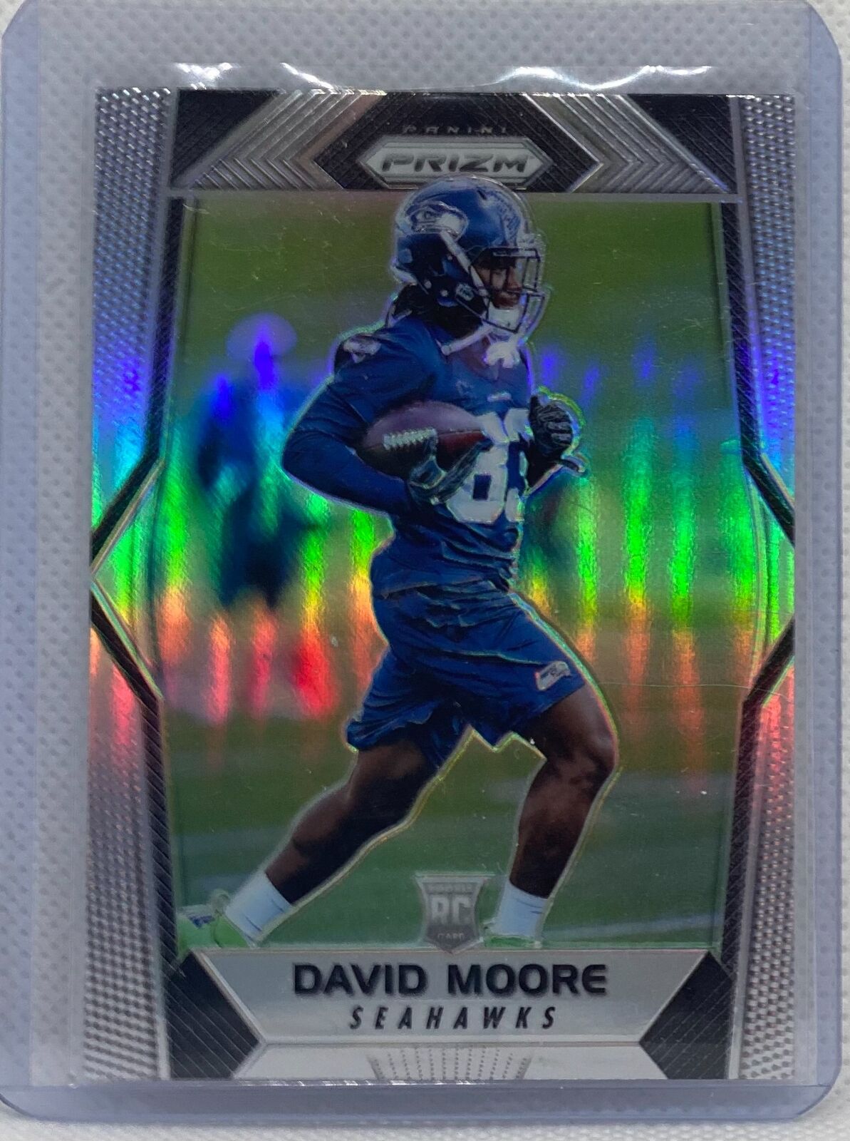 DAVID MOORE 2017 PANINI PRIZM SILVER PRIZM RC #250