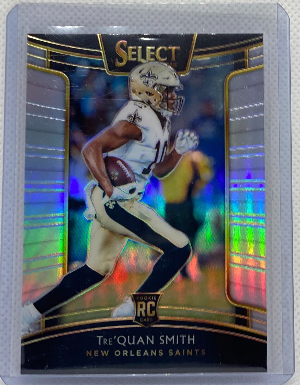 TRE'QUAN SMITH 2018 PANINI SELECT SILVER PRIZM ROOKIE RC #40