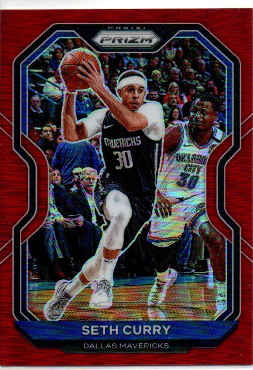 SETH CURRY 2020-21 PANINI PRIZM RED PRIZMS #D 59/299