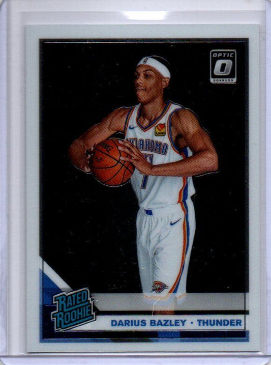 DARIUS BAZLEY 2019-20 PANINI DONRUSS OPTIC TRUE ROOKIE RC #156