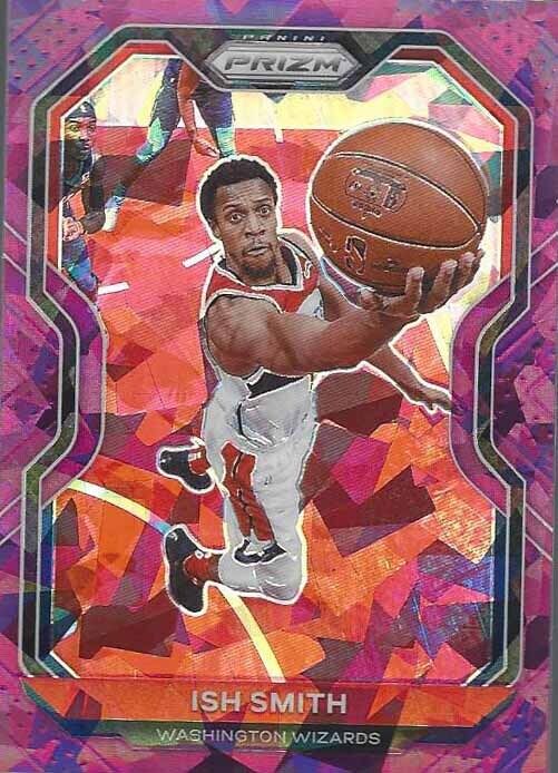 ISH SMITH 2020-21 PANINI PRIZM PURPLE ICE PRIZMS #D 28/175