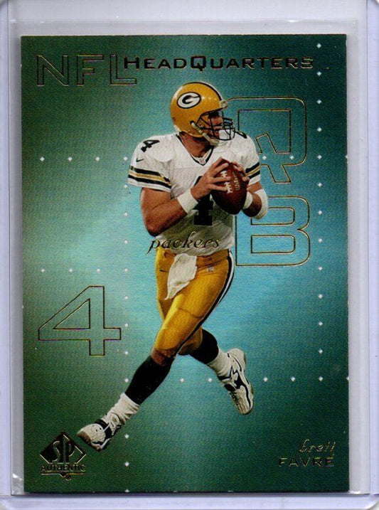 BRETT FAVRE 1999 UPPER DECK SP AUTHENTIC NFL HEADQUARTERS #HQ1