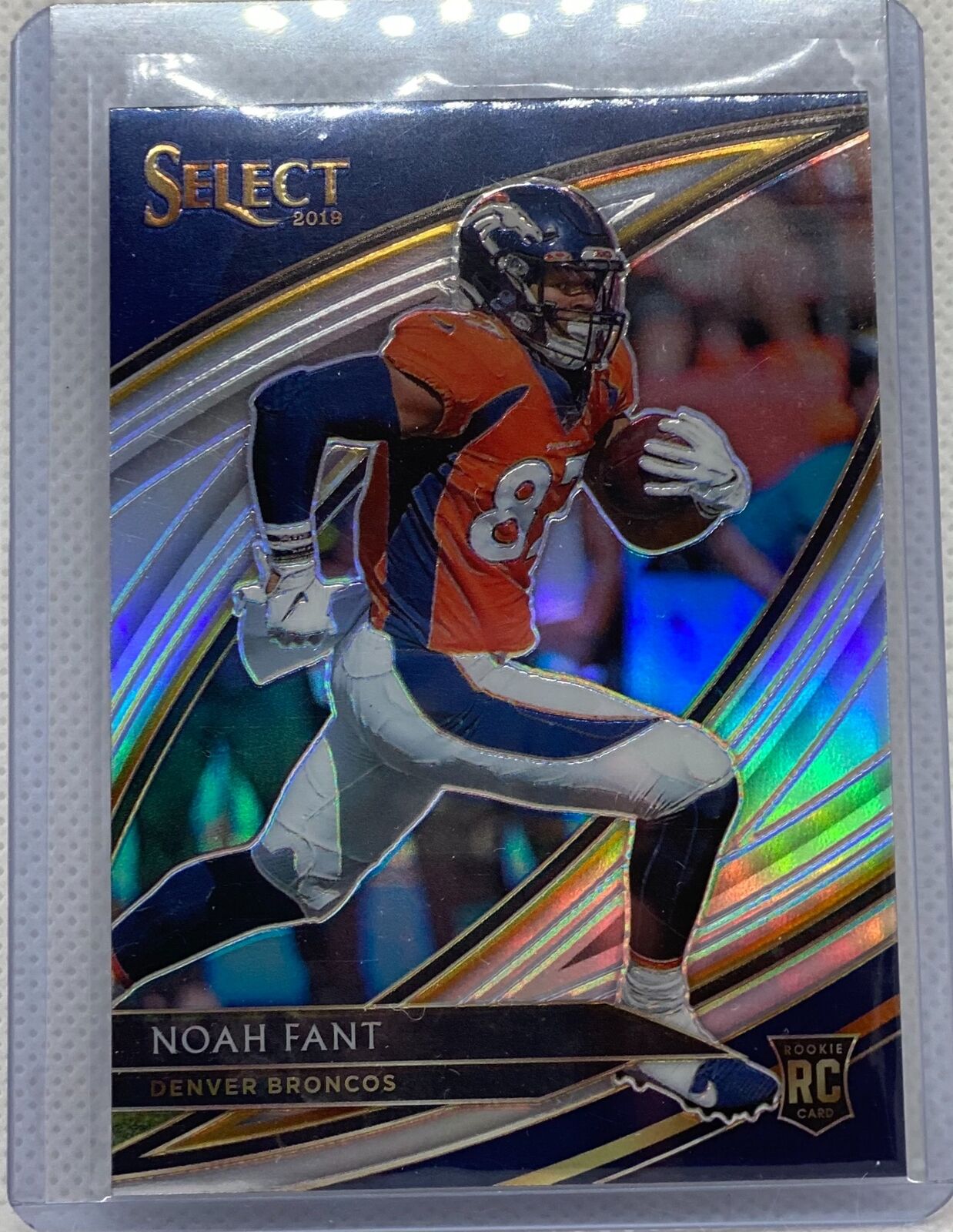 NOAH FANT 2019 PANINI SELECT SILVER FIELD LEVEL PRIZM ROOKIE RC #286