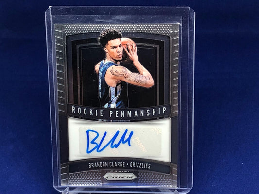 BRANDON CLARKE 2019-20 PANINI PRIZM ROOKIE PENMANSHIP AUTO RC