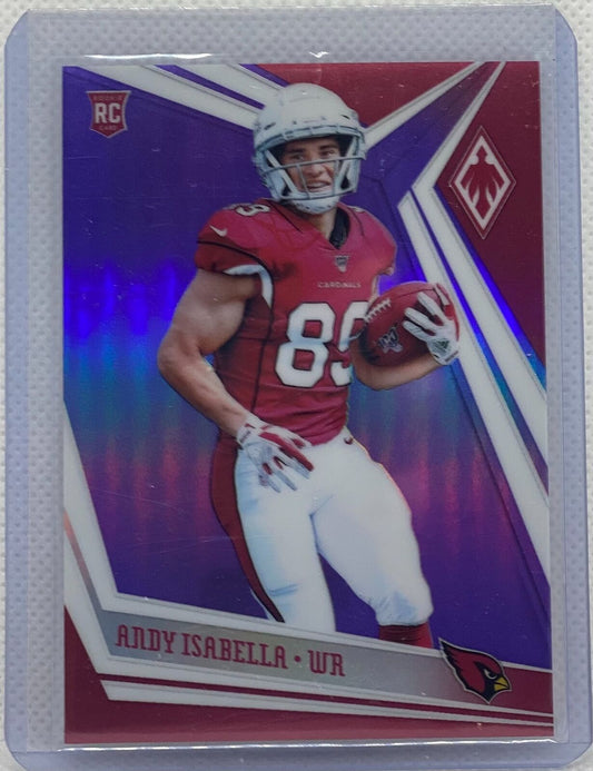 ANDY ISABELLA 2019 PANINI PHOENIX PURPLE PRIZM RC #D 056/149