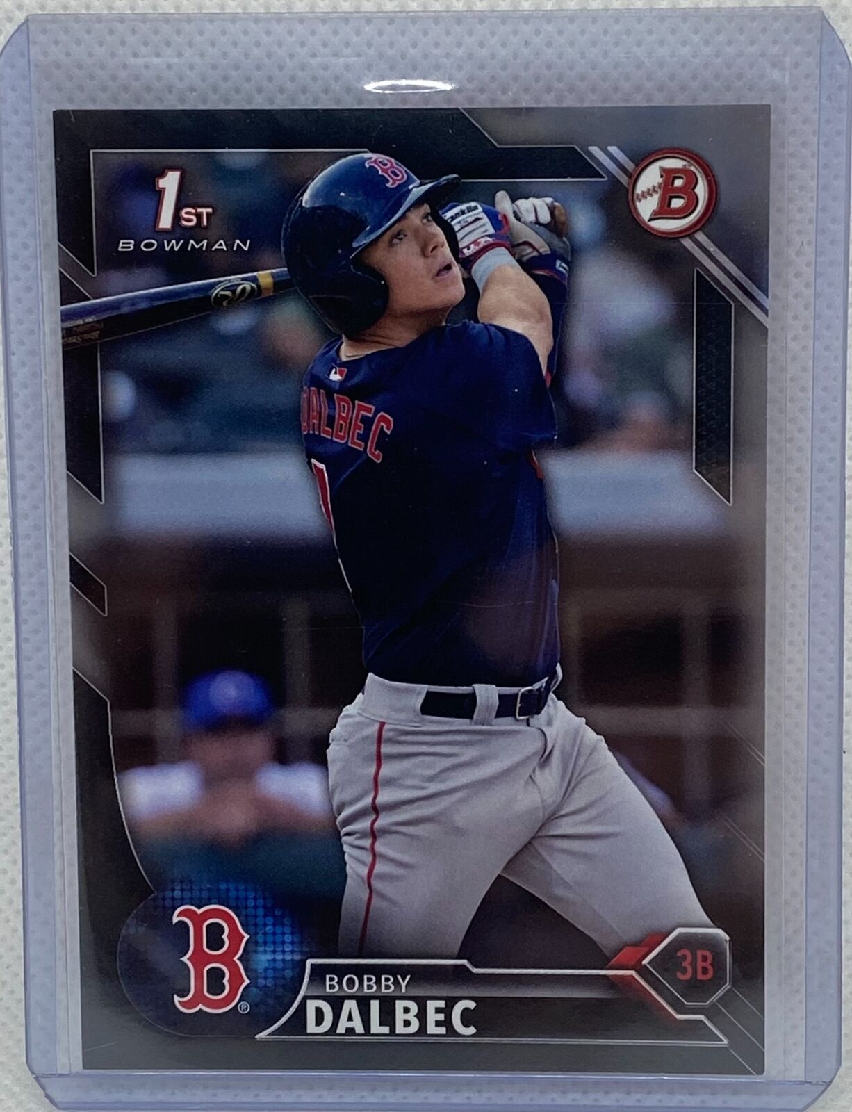 BOBBY DALBEC 2016 TOPPS 1ST BOWMAN PROSPECT BLACK #D 093/499