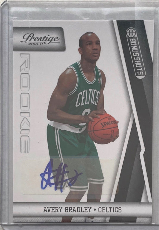 AVERY BRADLEY 2010-11 PANINI PRESTIGE BONUS SHOTS AUTO ROOKIE RC #D /99