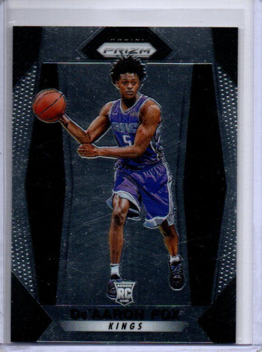 DE'AARON FOX 2017-18 PANINI PRIZM TRUE ROOKIE RC #24
