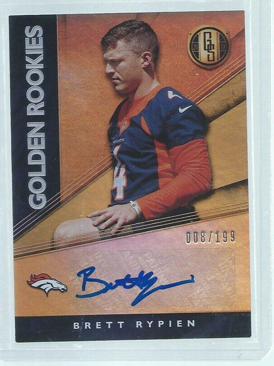 BRETT RYPIEN 2019 GOLD STANDARD GOLDEN ROOKIES AUTO RC #D 8/199