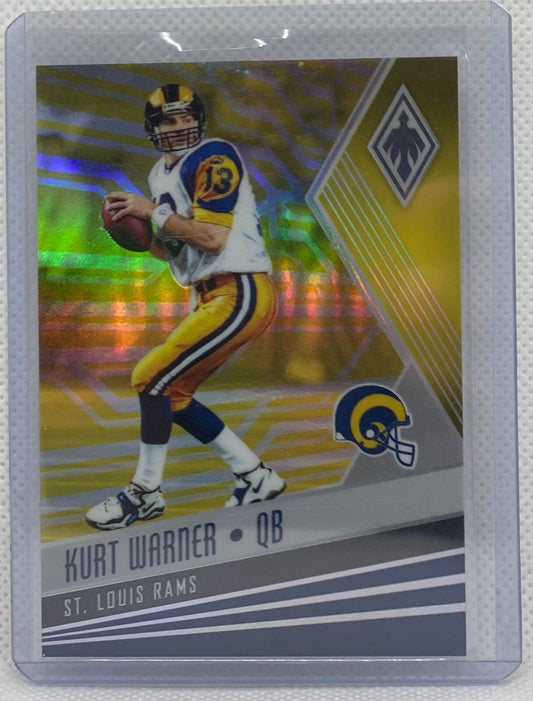 KURT WARNER 2017 PANINI PHOENIX YELLOW PRIZM #D 26/75