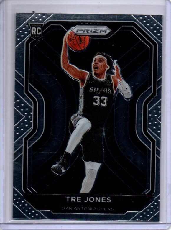 TRE JONES 2020-21 PANINI PRIZM TRUE ROOKIE RC #291