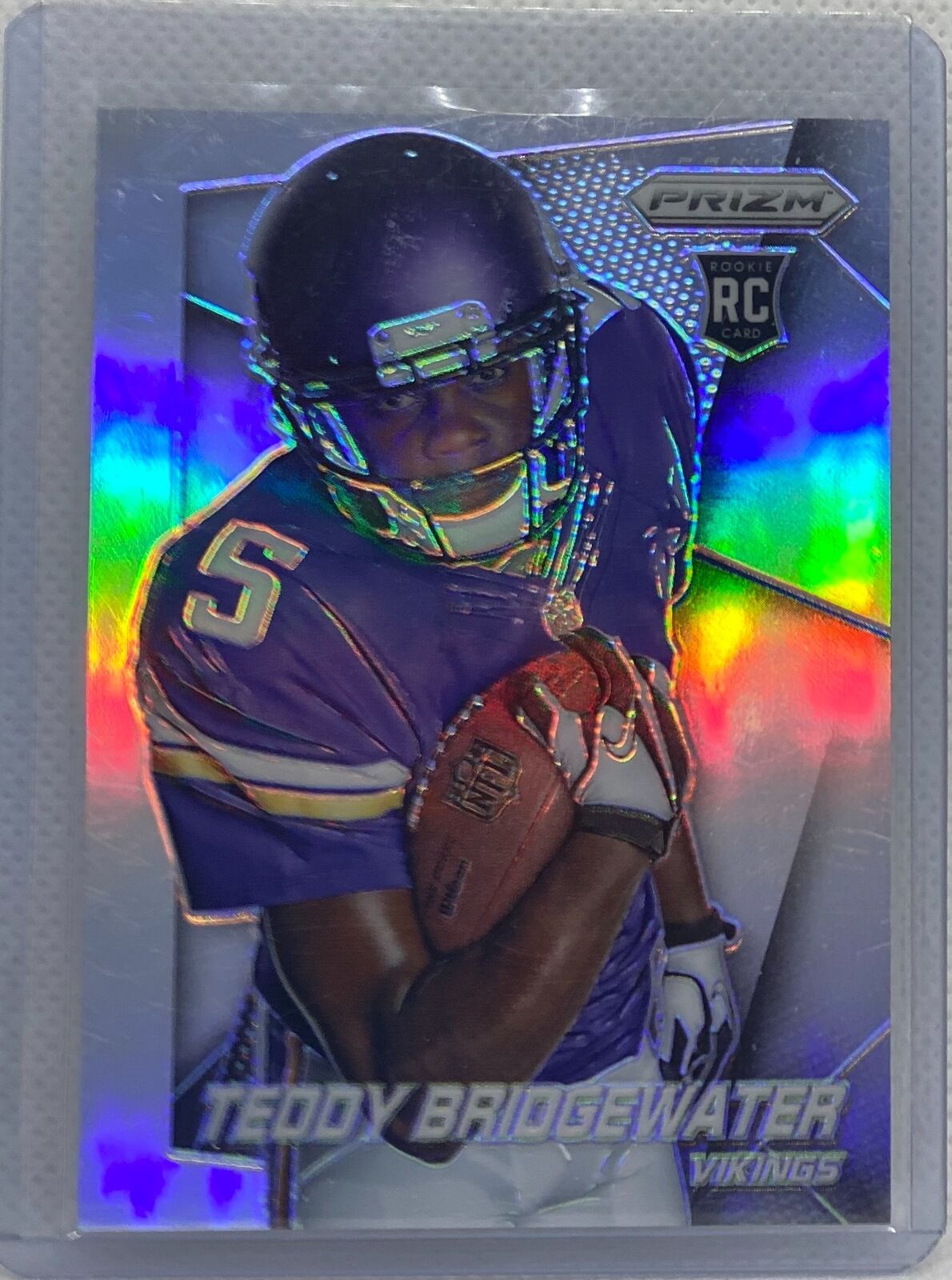 TEDDY BRIDGEWATER 2014 PANINI PRIZM SILVER PRIZM RC #242