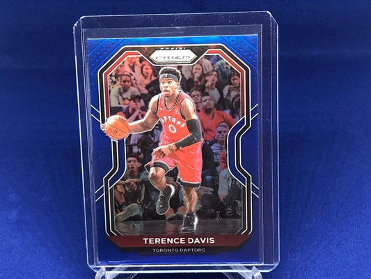 TERENCE DAVIS 2020-21 PANINI PRIZM BLUE PRIZMS #D 76/199