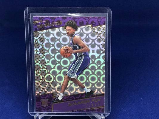 DE'AARON FOX 2017-18 PANINI REVOLUTION GROOVE RC # 141