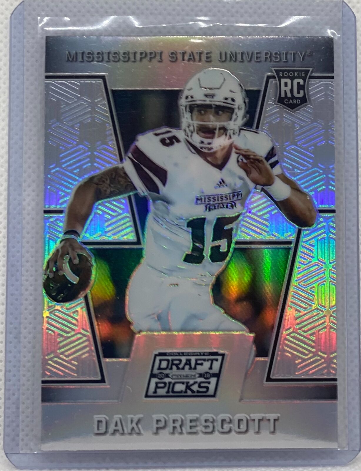 DAK PRESCOTT 2016 PANINI PRIZM DRAFT PICKS SILVER PRIZM RC #125