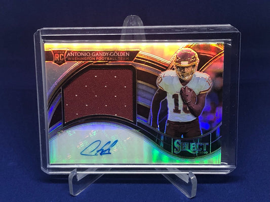 ANTONIO GANDY GOLDEN 2020 PANINI SELECT RPA PATCH AUTO RC #D 68/99