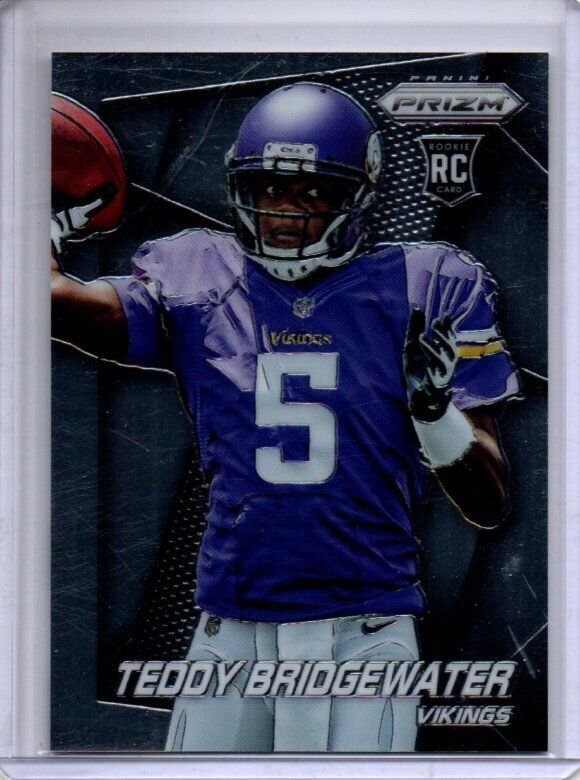 TEDDY BRIDGEWATER 2014 PANINI SILVER PRIZM SP PHOTO VARIATION ROOKIE RC #242