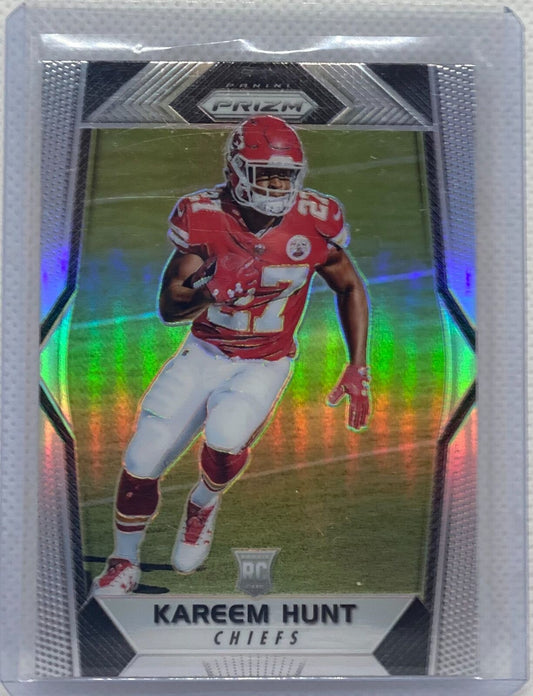KAREEM HUNT 2017 PANINI PRIZM SILVER PRIZM RC #253