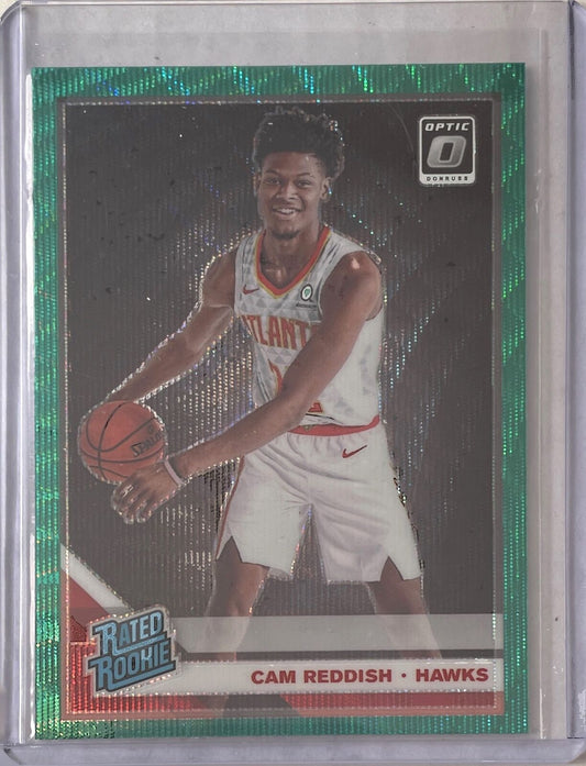 CAM REDDISH 2019-20 DONRUSS OPTIC FANATICS GREEN WAVE PRIZM ROOKIE RC #170
