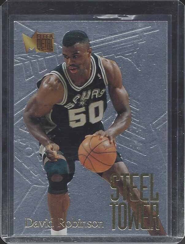 DAVID ROBINSON 1995-96 FLEER METAL STEEL TOWER #8