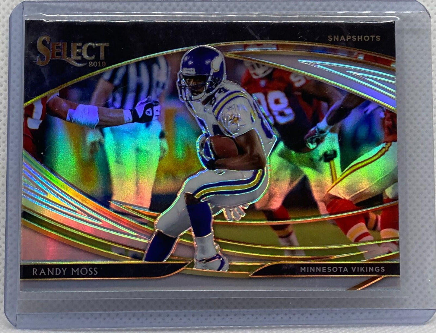 RANDY MOSS 2019 PANINI SELECT SNAPSHOTS SILVER PRIZM #24
