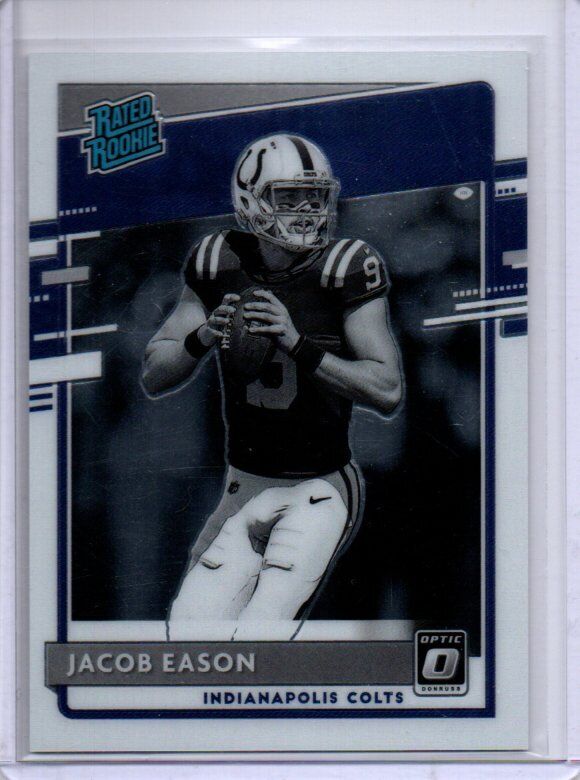 JACOB EASON 2020 PANINI DONRUSS OPTIC SP NEGATIVE PHOTO VARIATION SP RC #312