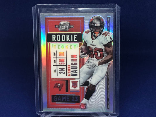 KE'SHAWN VAUGHN 2020 PANINI CONTENDERS OPTIC ROOKIE TICKET HOLO RC # 88