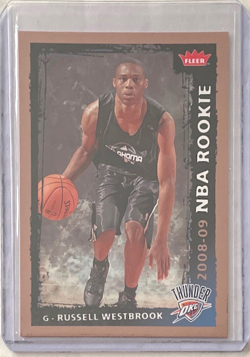 RUSSELL WESTBROOK 2008-09 FLEER NBA ROOKIE RC #204