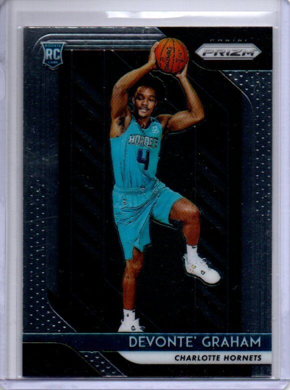 DEVONTE' GRAHAM 2018-19 PANINI PRIZM TRUE ROOKIE RC #288