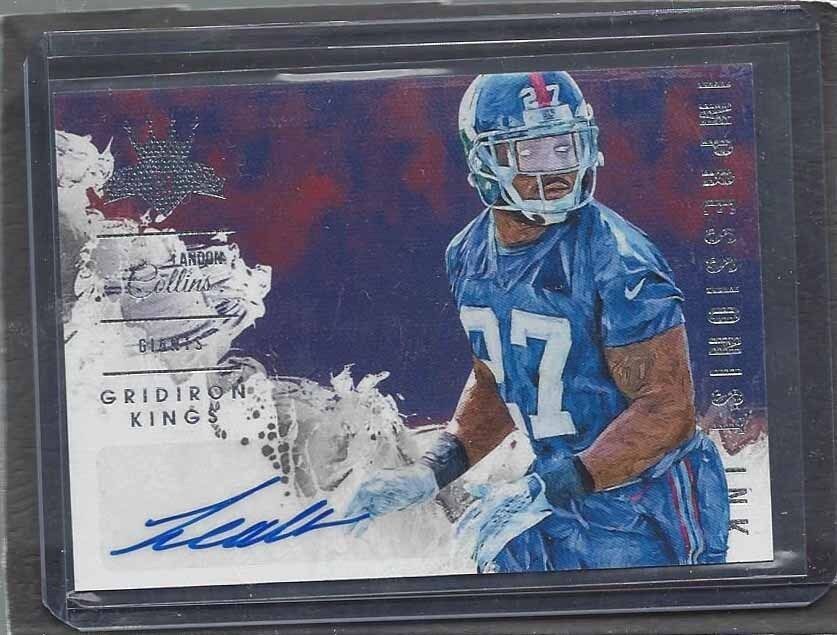 LANDON COLLINS 2015 GRIDIRON KINGS IMPRESSIONIST INK ROOKIE AUTO RC #D 167/249