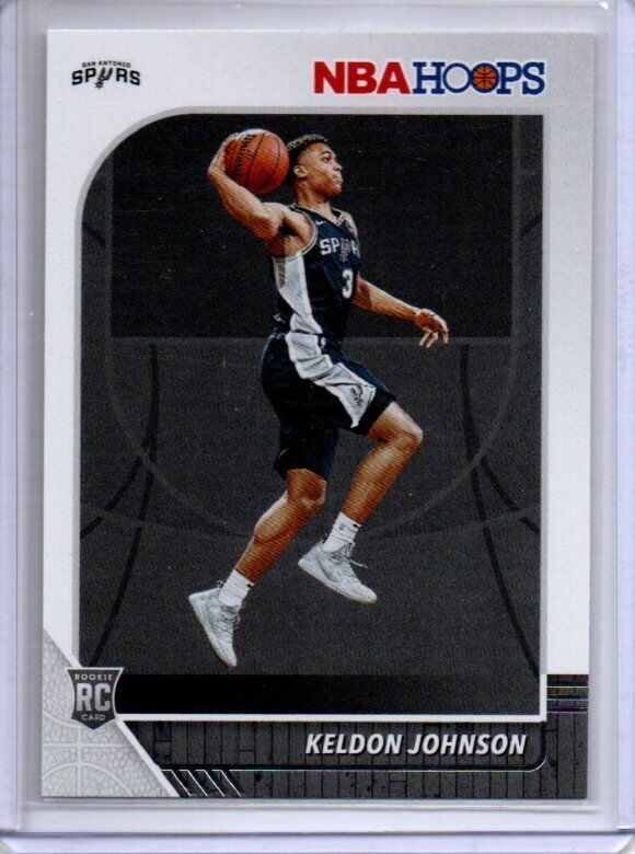 KELDON JOHNSON 2019-20 PANINI NBA HOOPS TRUE ROOKIE RC #224