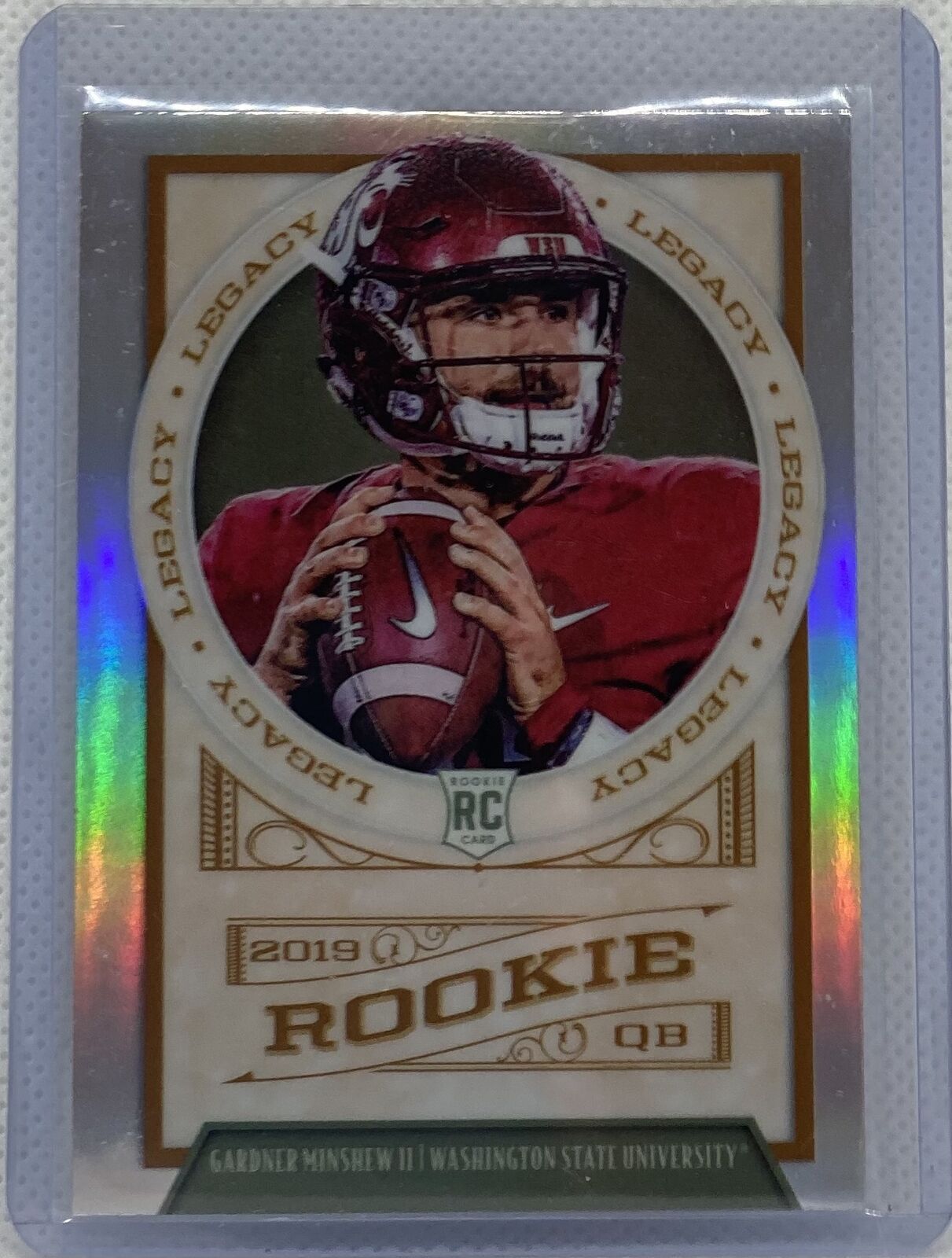 GARDNER MINSHEW 2019 PANINI LEGACY SILVER PRIZM ROOKIE RC #166