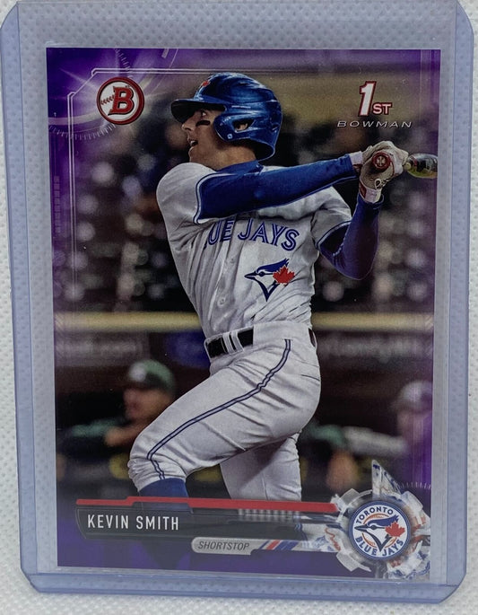 KEVIN SMITH 2017 TOPPS 1ST BOWMAN PROSPECT PURPLE #D 029/250