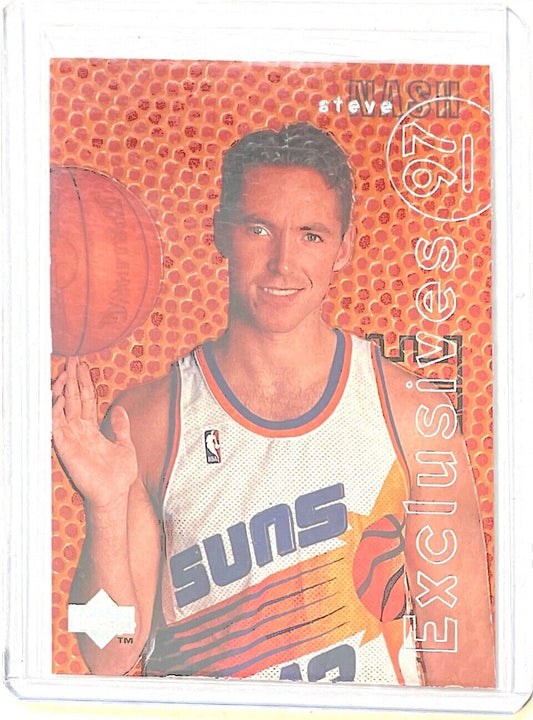 STEVE NASH 1996-97 UPPER DECK ROOKIE EXCLUSIVES ROOKIE RC #R18