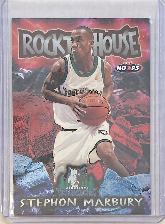 STEPHON MARBURY 1997-98 SKYBOX NBA HOOPS ROCK THE HOUSE #2